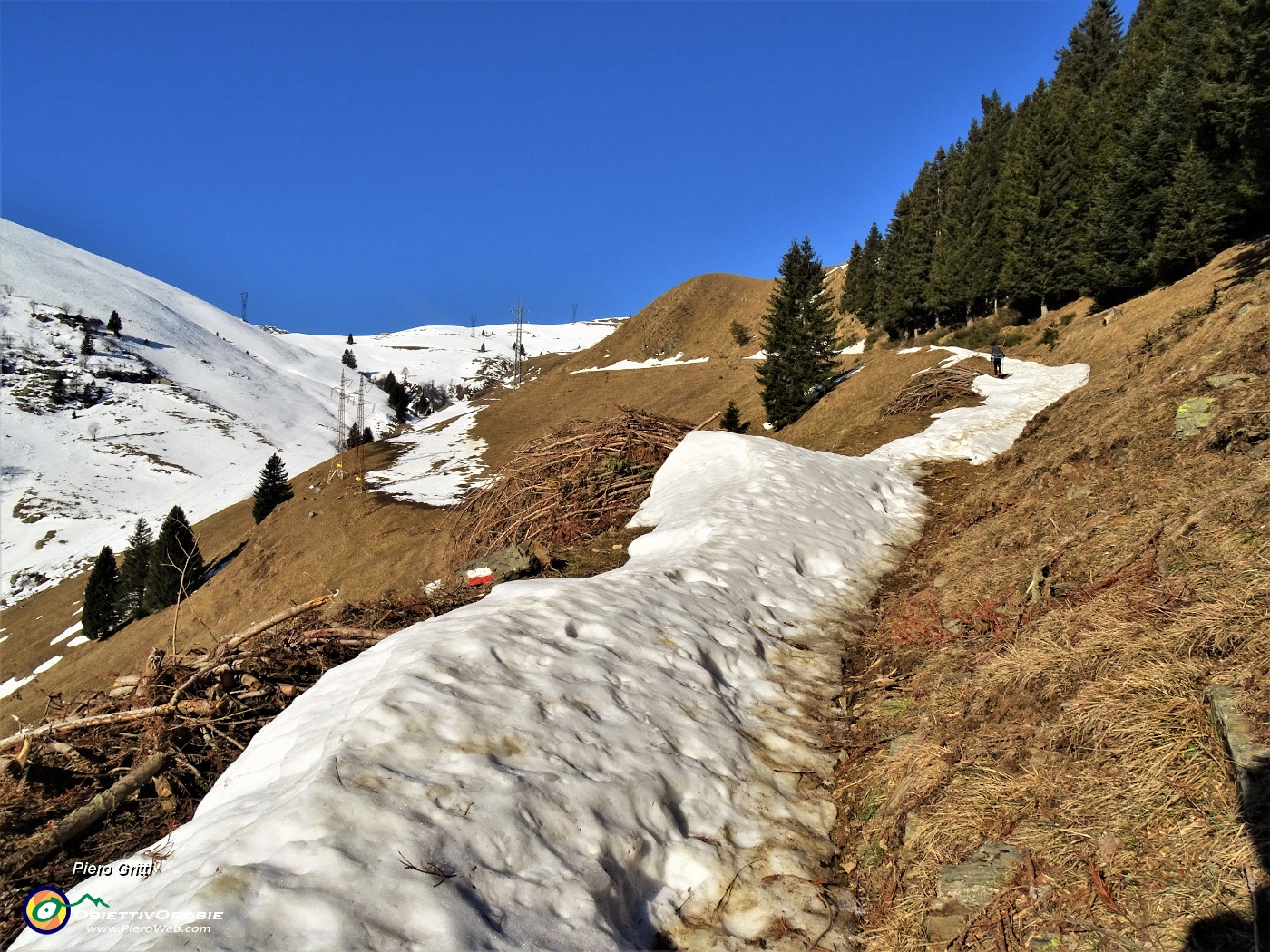 18 Strisce di neve  nei pratoni esposti al sole.JPG